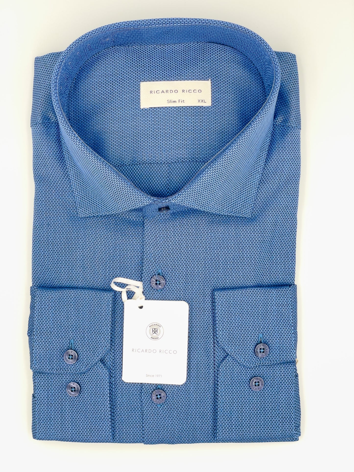 Ricardo Ricco slim 100% cotton shirt