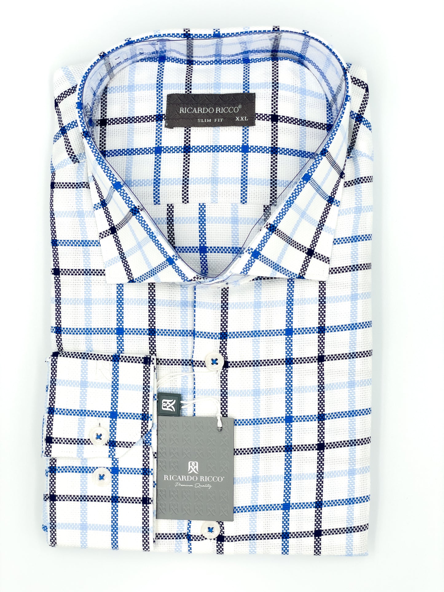 Ricardo Ricco slim 100% cotton shirt