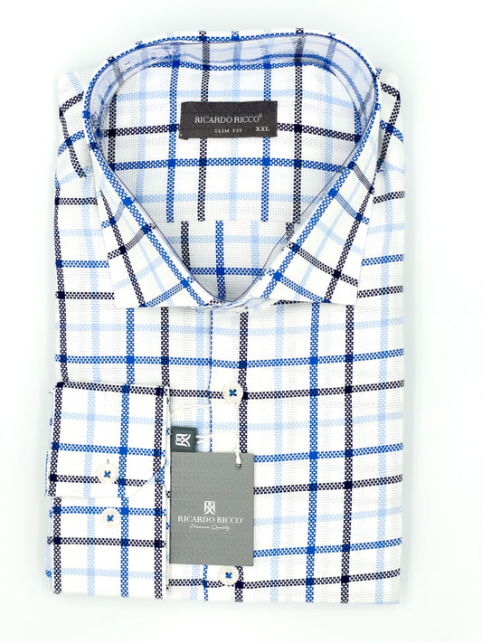 Ricardo Ricco slim 100% cotton shirt